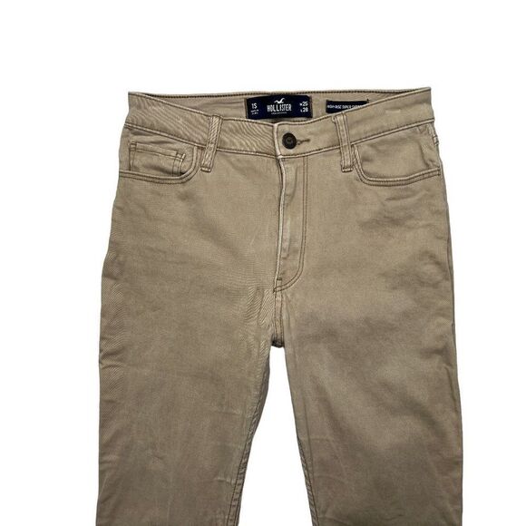 Hollister‎ Women's High-Rise Super Skinny Tan Jeans - Picture 3 of 10